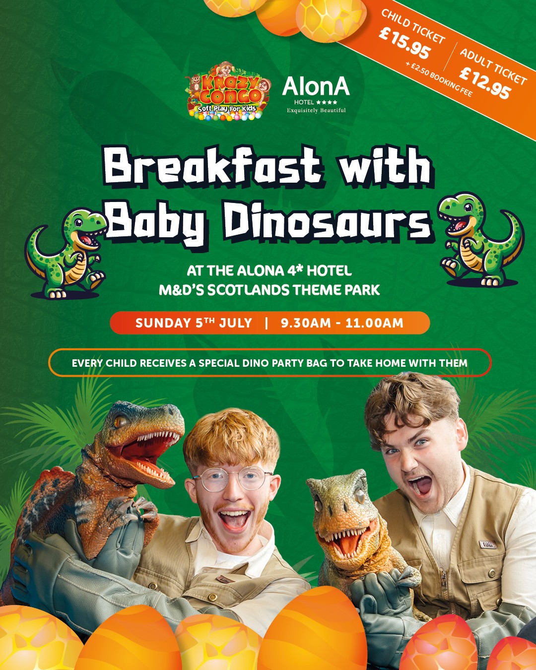 Breakfast with the Baby Dinosaurs