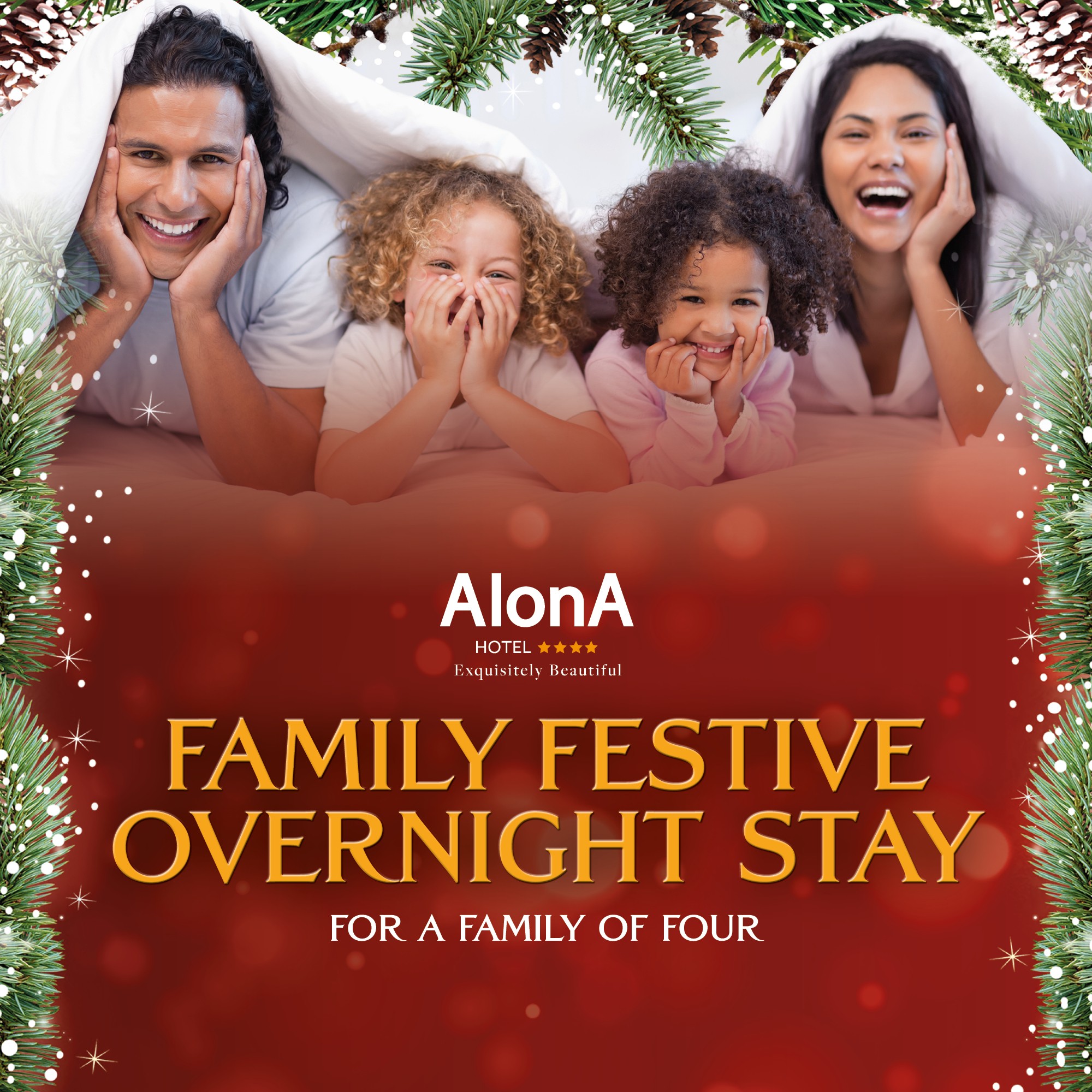 Festive Overnight stay at the 4 * Alona Hotel 2025